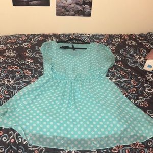 Aquamarine above the knee dress